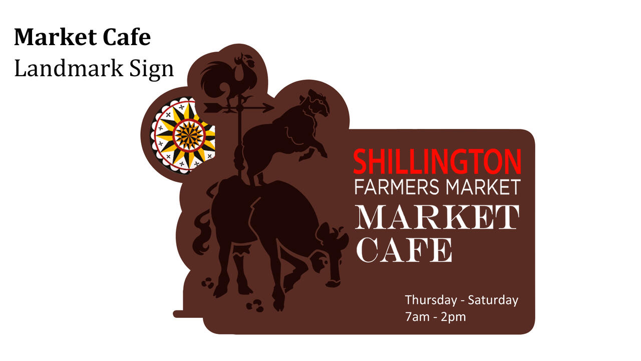 Landmark Sign: Market Cafe